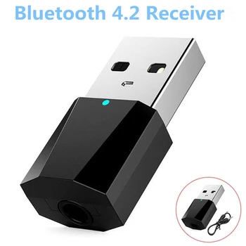 1 шт. USB Bluetooth 4.2 Стерео аудиоприемник для ПК, динамик MP3 MP4, наушники, передатчик Bluetooth 4.2, приемник Bluetooth