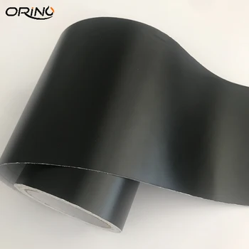 15 см x 500 см Черная матовая виниловая пленка для обертывания автомобиля с наклейкой для выпуска воздуха Этикета