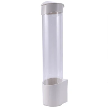 2X Диспенсер для автоматического удаления капель из стакана Одноразовый стаканчик Пластиковый Стаканчик Бумажный стаканчик Стеллаж для хранения пыли