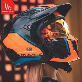 MT Полнолицевой Шлем Streetfighter SV Мотоциклетные Шлемы Модульные Высококачественные Точечные, Одобренные ЕЭК, Индивидуальные Для Бездорожья, Сменные