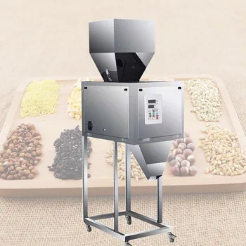 Вертикальная полуавтоматическая машина для фасовки кофейных зерен в зернах Маш, весом 20-3000 г, большая винтовая упаковочная машина