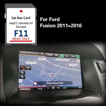 Для Ford Fusion 2011 2016 Навигационная карта SD-карты Италия Ирландия Дания Финляндия 64 ГБ F11
