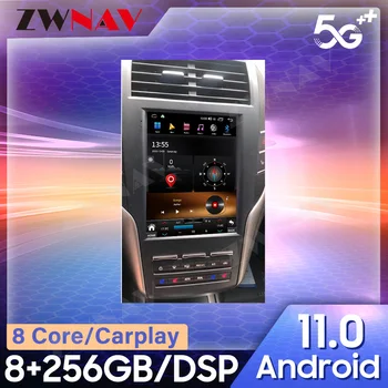 Для Lincoln MKC CARPLAY Android 12 Автомобильный радиоприемник Стереоприемник Авторадио Мультимедийный плеер GPS Навигация