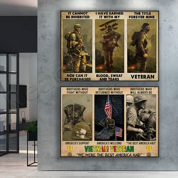 Плакат ветеранов ветеринарии, Ветераны Вьетнама, плакат 