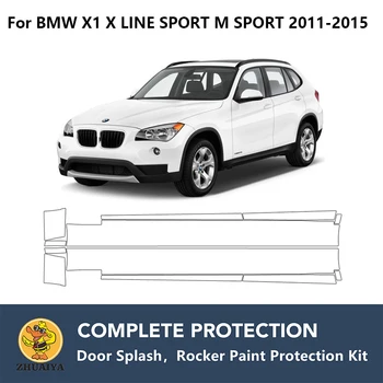 Предварительно вырезанные коромысла для защиты от краски, прозрачный комплект для бюстгальтера TPU PPF для BMW X1 X LINE SPORT M SPORT 2011-2015
